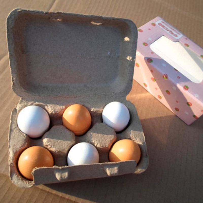 Simulation Eggs Wooden Toys