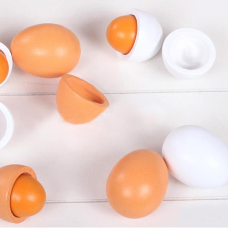 Simulation Eggs Wooden Toys