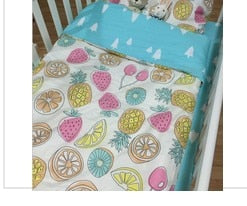 Cotton Crib Bed Linen Kit