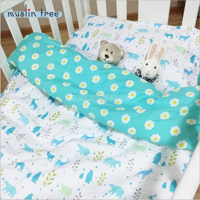 Cotton Crib Bed Linen Kit