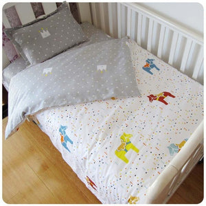 Cotton Crib Bed Linen Kit