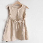 Ruffles Princess Linen Dress