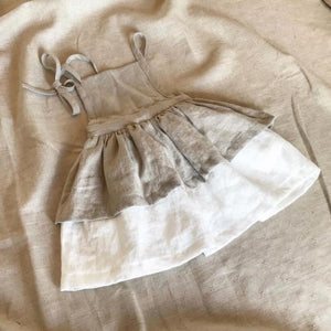 Ruffles Princess Linen Dress