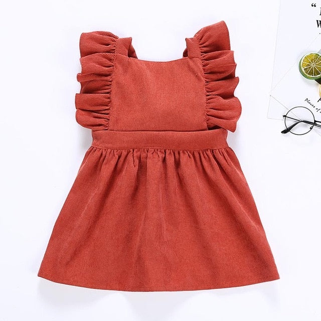 Ruffles Princess Linen Dress