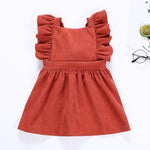 Ruffles Princess Linen Dress