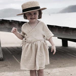Ruffles Princess Linen Dress