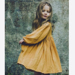 Ruffles Princess Linen Dress