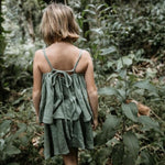 Ruffles Princess Linen Dress