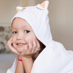 Kids Cotton Bathrobe Hood