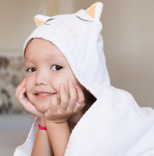 Kids Cotton Bathrobe Hood