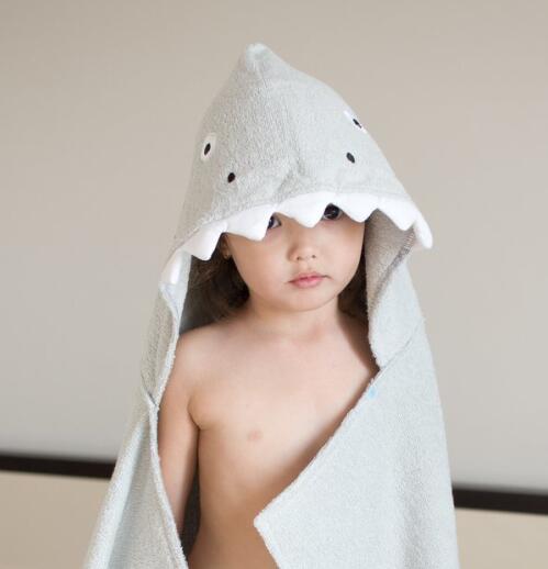 Kids Cotton Bathrobe Hood