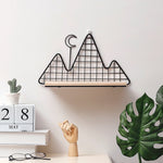 Scandinavian Metal Wall Shelf