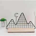 Scandinavian Metal Wall Shelf