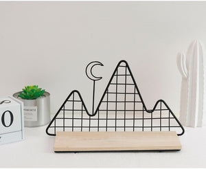 Scandinavian Metal Wall Shelf