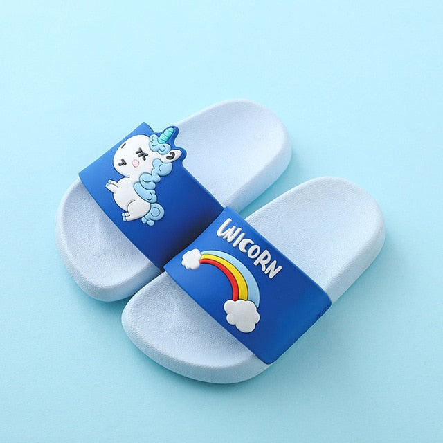 Rainbow Unicorn Slippers