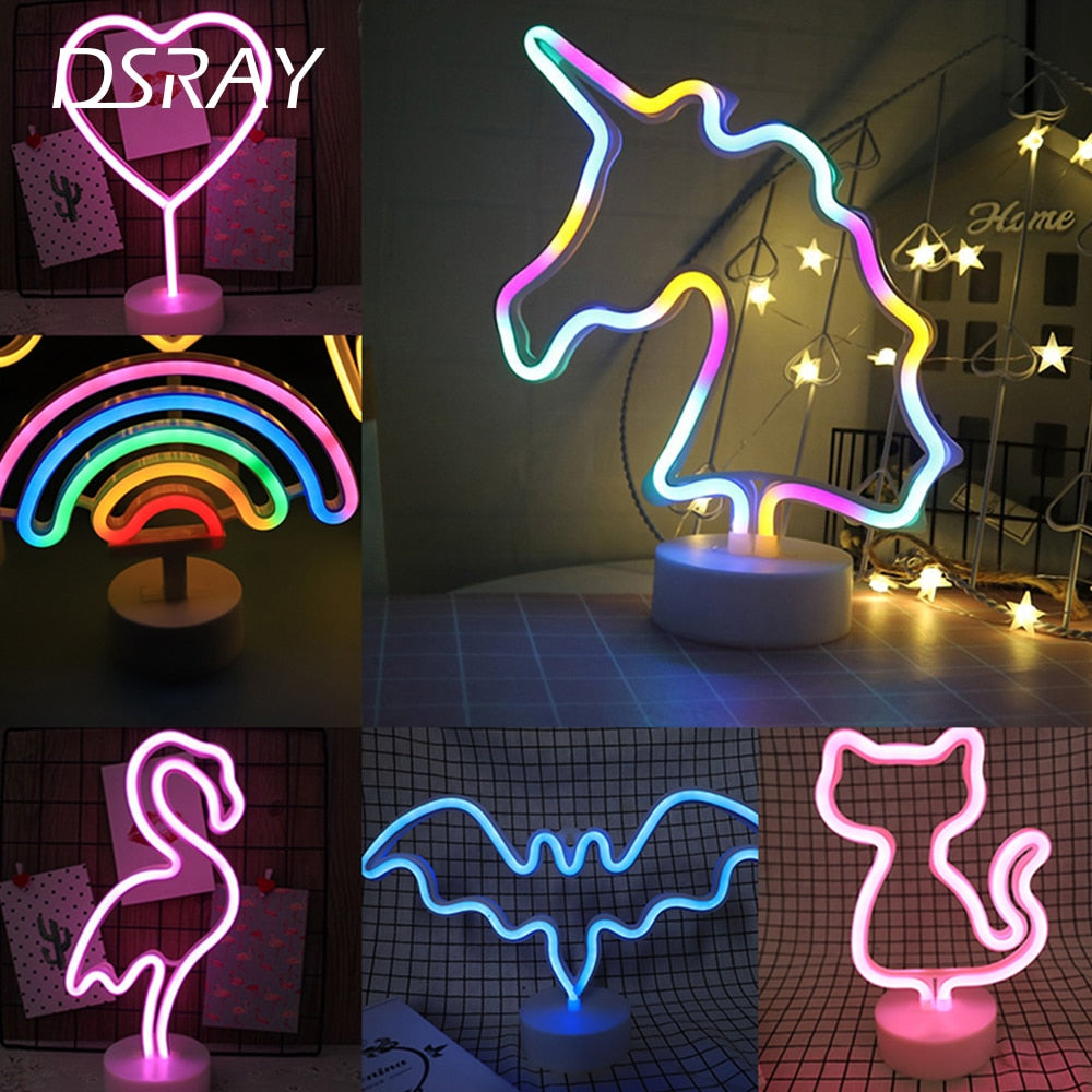 Unicorn Flamingo Lamp