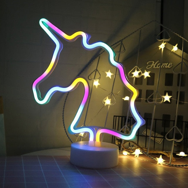 Unicorn Flamingo Lamp