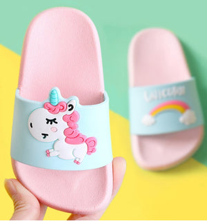 Rainbow Unicorn Slippers